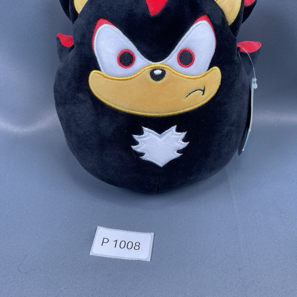 Squishmallows Kellytoy Original SEGAs Sonic the Hedgehog 10 inch - Shadow NWT - Picture 9 of 9